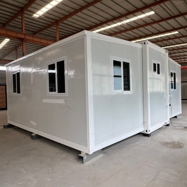 20ft Elevated Expandable House with White Wall Panels, 1 Bedroom, 1 Bathroom, and Kitchen - Image 5