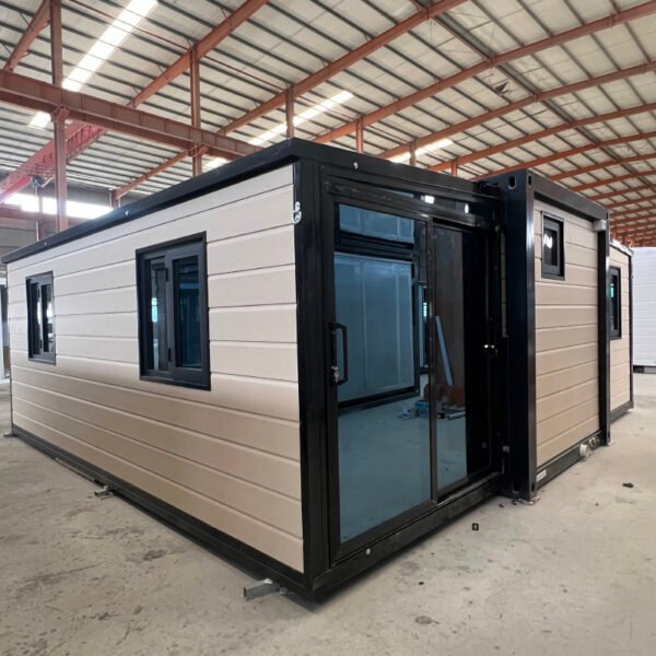 Luxury 20ft Expandable Container Home with Full Glass Facade - Image 8