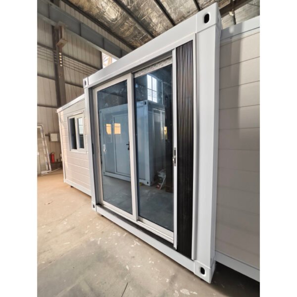 40ft Expandable Container House with White Wall Panels Two Bedrooms One Bathroom - Image 4