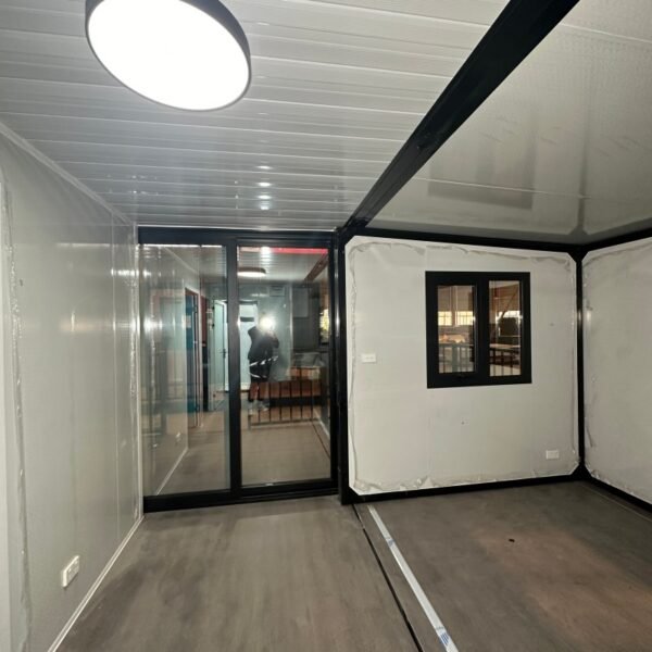 20ft Expandable House with White Walls Entry Deck Two Bedrooms One Bathroom - Image 5
