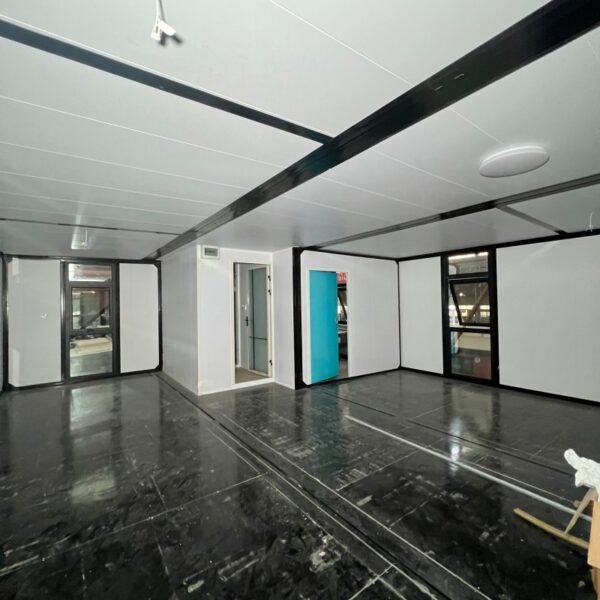 40ft Two-Story Flat Roof Expandable House with Staircase and Pavilion - Image 5