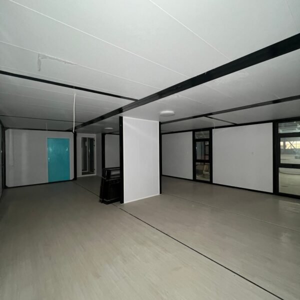 40ft Two-Story Flat Roof Expandable House with Staircase and Pavilion - Image 8