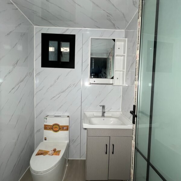 20ft Expandable Container House with Black Wall Panels & Frame - Image 6