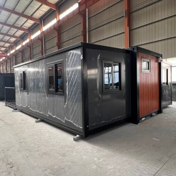 20ft Expandable House with Black Frame and Entry Deck Two Bedrooms One Bathroom - Image 4