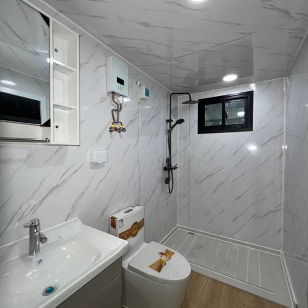 40ft Expandable House with Two Bedrooms One Bathroom Laundry Room and Pavilion - Image 9
