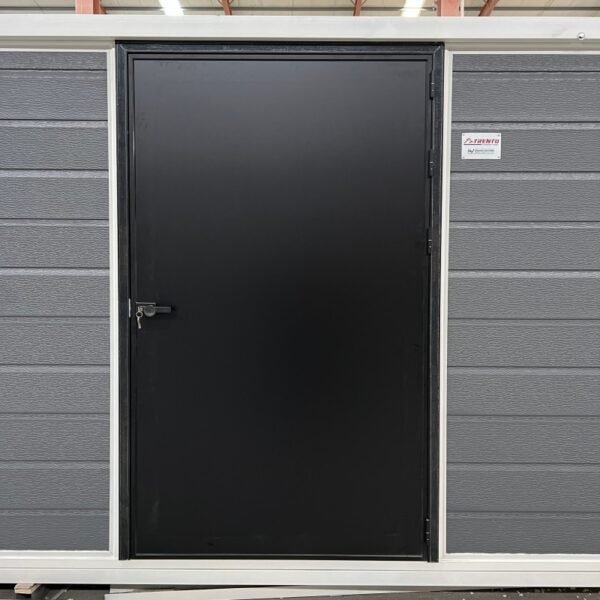 40ft Expandable House with White Frame Gray Vertical Diagonal Groove Two Bedrooms One Bathroom - Image 3