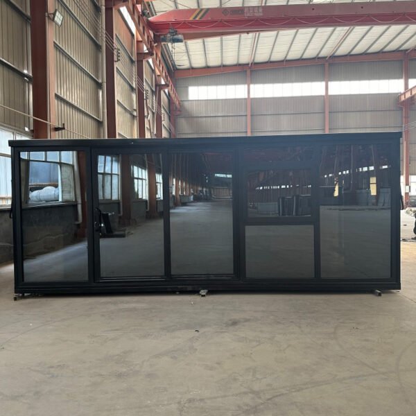 20ft Expandable Container House with 2 Bedrooms & Side Glass Curtain Wall - Image 6