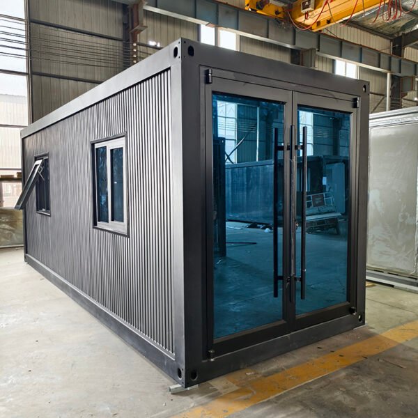 20ft Welded Container House Single Room with Custom Wooden Flooring - Image 2