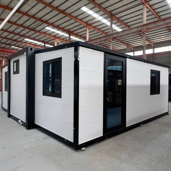 20ft Expandable Container House with 2 Bedrooms & Glass Curtain Wall - Image 5