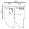 Prefabricated Mobile Toilet with Shower - Image 6