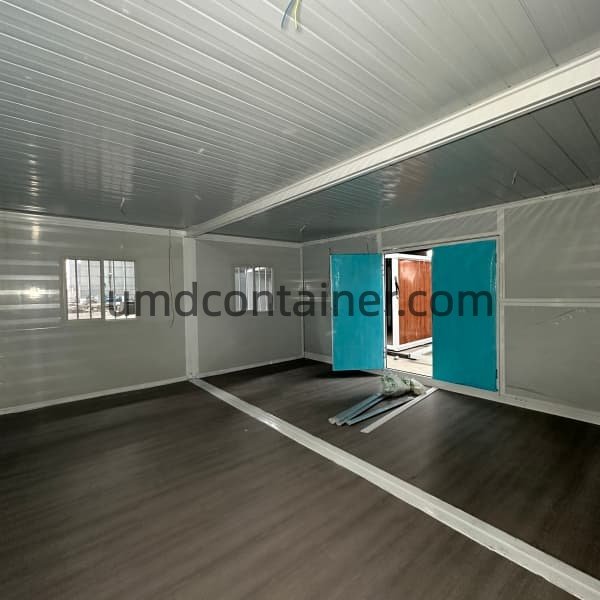 Modular container warehouse interior